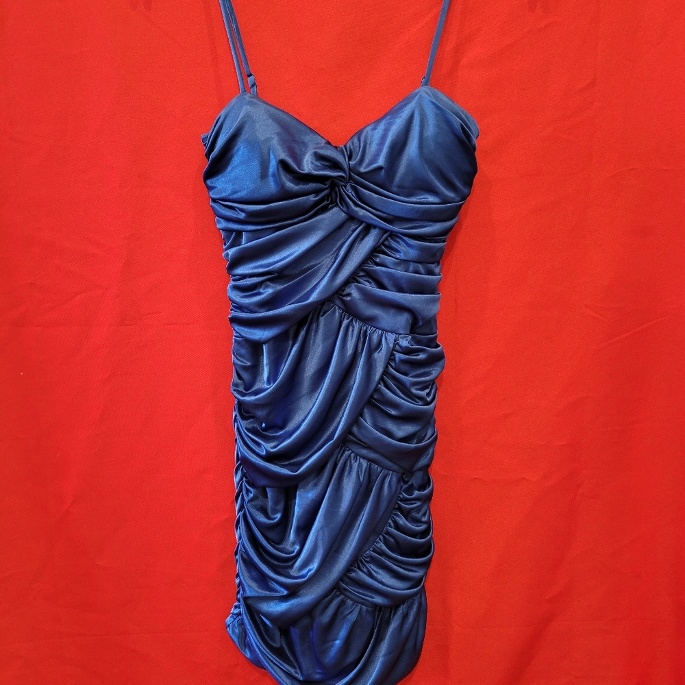 Royal Blue Mini Dress